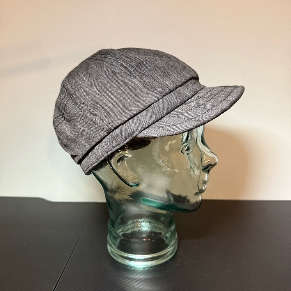 Goorin Bros Men's Gray Pinstripe Cap Sz M - Picture 4 of 10